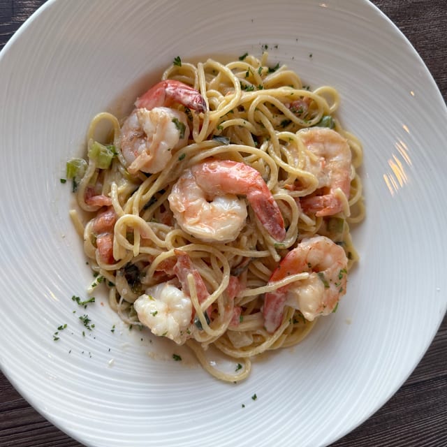 SHRIMP SCAMPI.