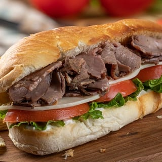 ROAST BEEF AND CHEESE SUB